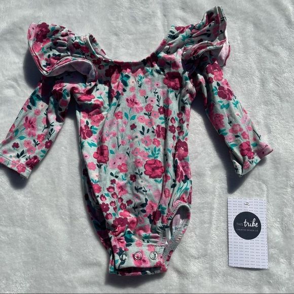 This Tribe Of Three One piece bodysuit bundle of 2. Size 3-6 months NWT - Picture 7 of 11